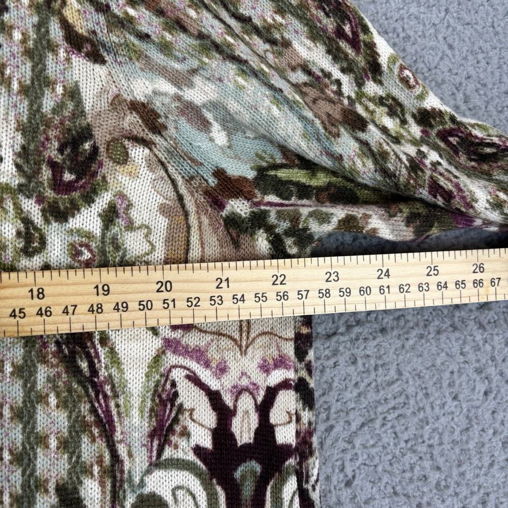 Chicos Cardigan XL Artsy Boho Chic Rustic Earthy Eclectic Cozy Business Casual - Picture 8 of 12